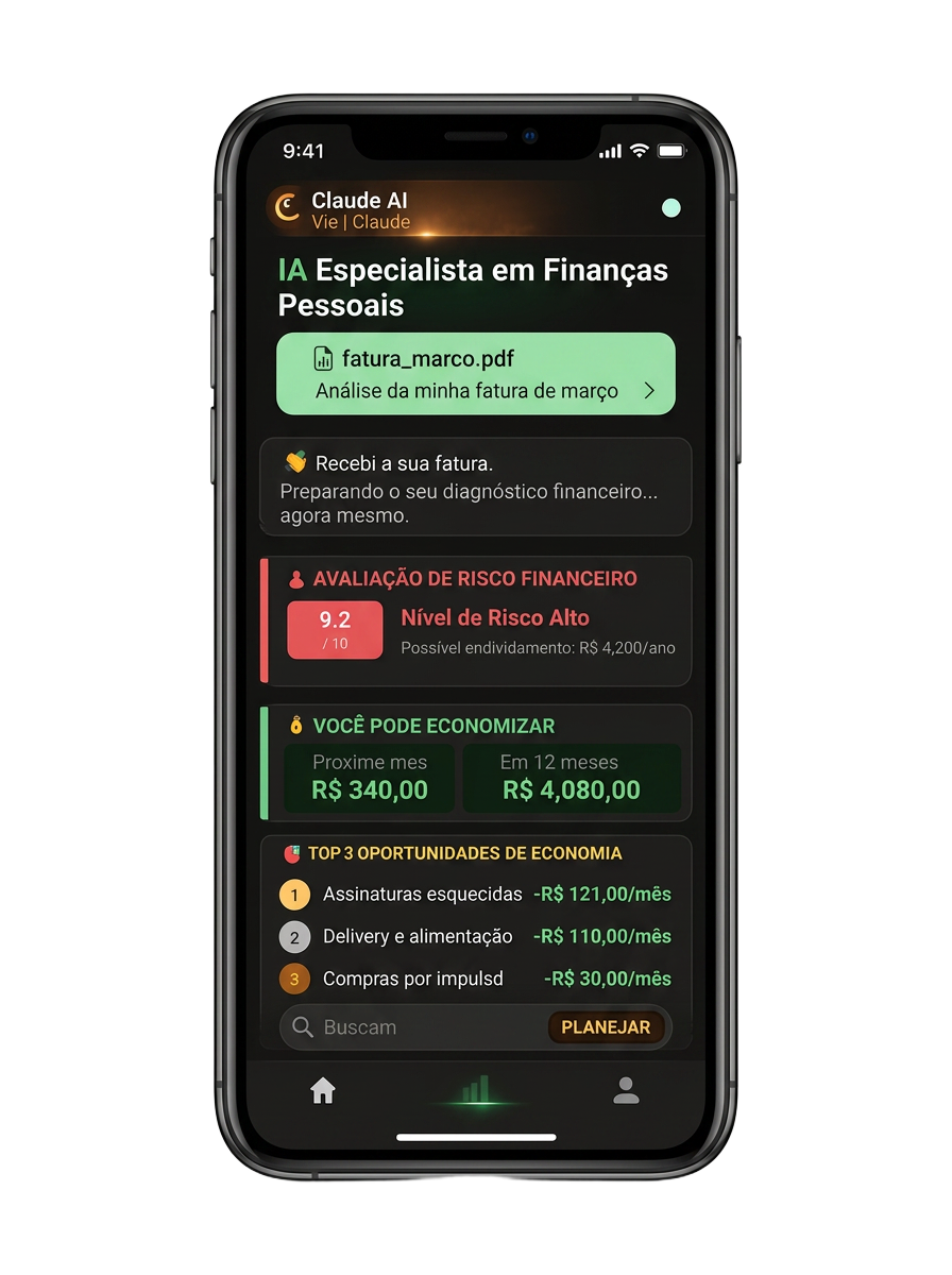 Diagnóstico Financeiro por IA